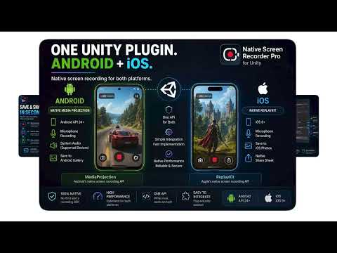 Add Game Recording to Unity in Minutes | Unity Screen Recorder Plugin for Android & iOS