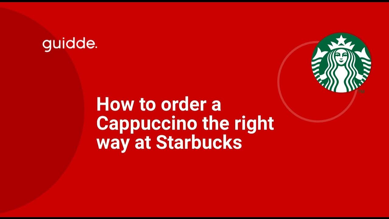 Cappuccino: Overview, Steps to Make It, and How to Order It at Starbucks -  Coffee at Three