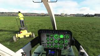 helicopter first flight VR Shoreham and Brighton Flight Sim 2020