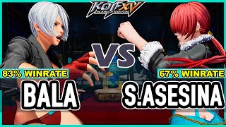 KOF XV  Bala (Ángel/K'/Iori) vs Shermie Asesina (Shermie/Leona/Athena)