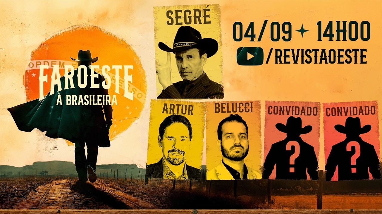 FAROESTE À BRASILEIRA, COM GUSTAVO SEGRÉ | 04/09/2026