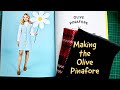 Making the Olive Pinafore