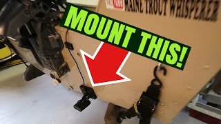 NO DRILL TRANSDUCER MOUNT  THE RIGHT WAY! (Take 2)
