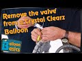 Removing the Valve from a Crystal Clearz Balloon with Chris Horne – Balloon Basics 42