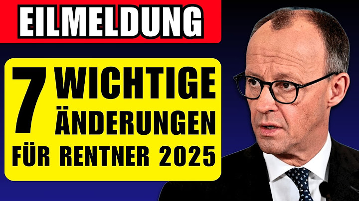 Renten | Eilmeldung: 7 wichtige Neuerungen für Rentner 2025