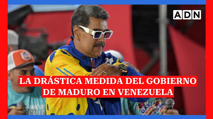 La drástica medida del gobierno de MADURO en Venezuela