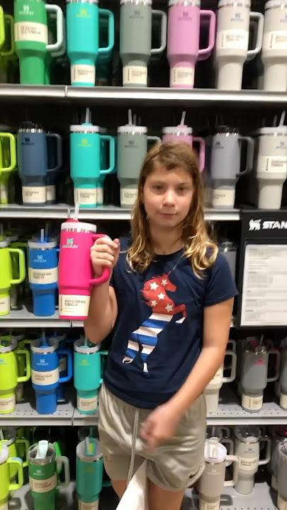 Buying my Daughter a Stanley Cup #stanley #shopping  #cup #viralshorts #shop #mugs #cup