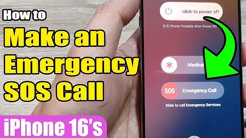 📞 How to Make an Emergency SOS Call on iPhone 16/16 Pro Max 📱 | iOS 18 Guide