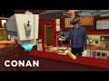 Conan Visits YouTube's VR Lab  - CONAN on TBS