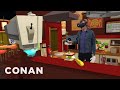 Conan Visits YouTube's VR Lab | CONAN on TBS