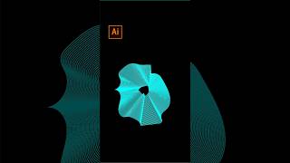 Adobe Illustrator Blend Tool Tutorial 🔥 | Easy Gradient Line Effect | #Shorts #AdobeIllustrator