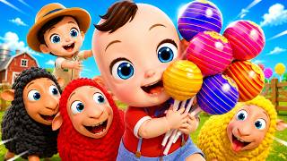 old macdonald had farm lollipop colors song learn animals