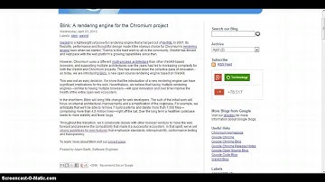 Browser News - Chrome ditches WebKit for Blink!