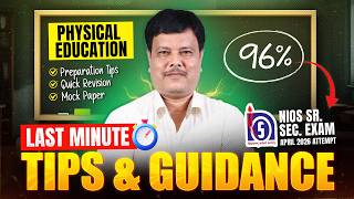 Score 90%+ in Physical Education 🎯 NIOS April 2026 Exam 📌 Tips &amp; Guidance by ALLEN Expert Faculty