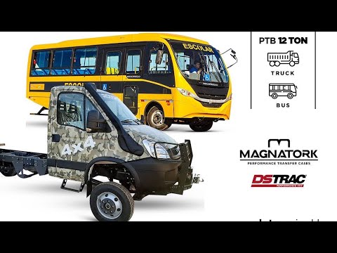 Sistema de tração 4x4 para ônibus Mercedes Benz