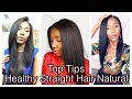 How to Maintain Healthy Type 4 Natural Hair | Straight Hair Natural Tips | Simply Subrena