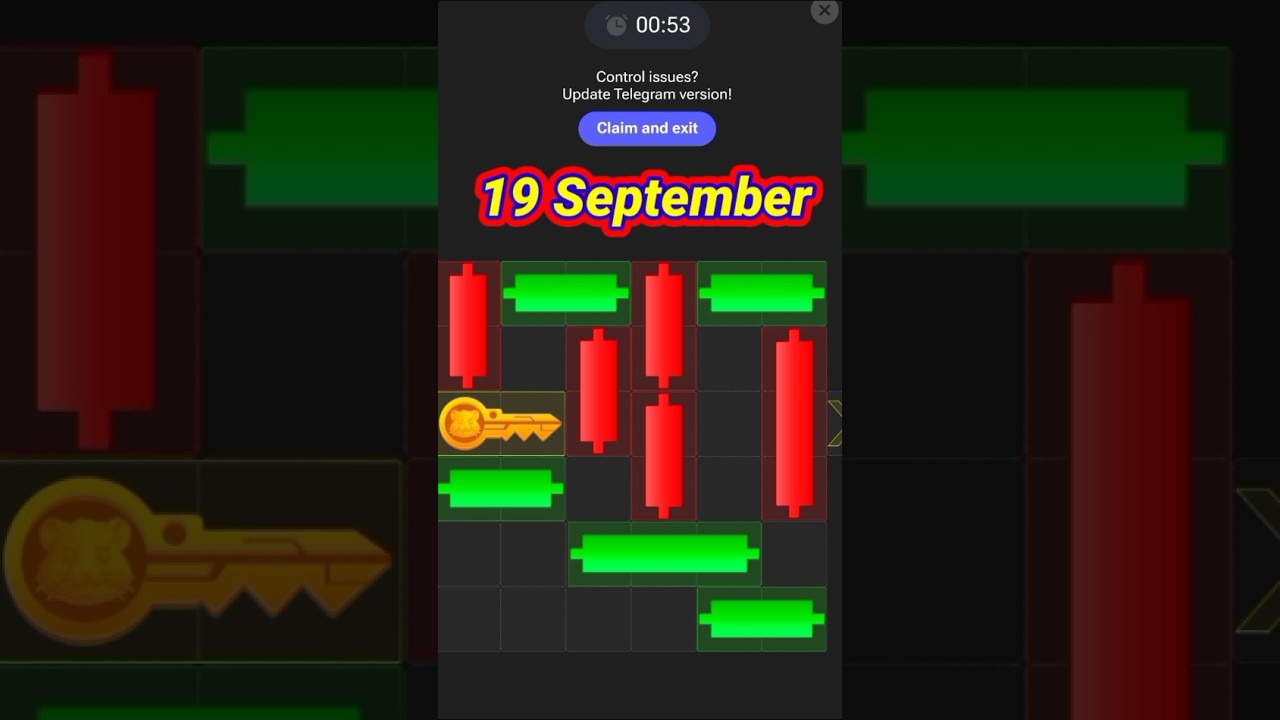 19 September Mini Game Key Solved | Hamster Kombat Puzzle For Today September 19