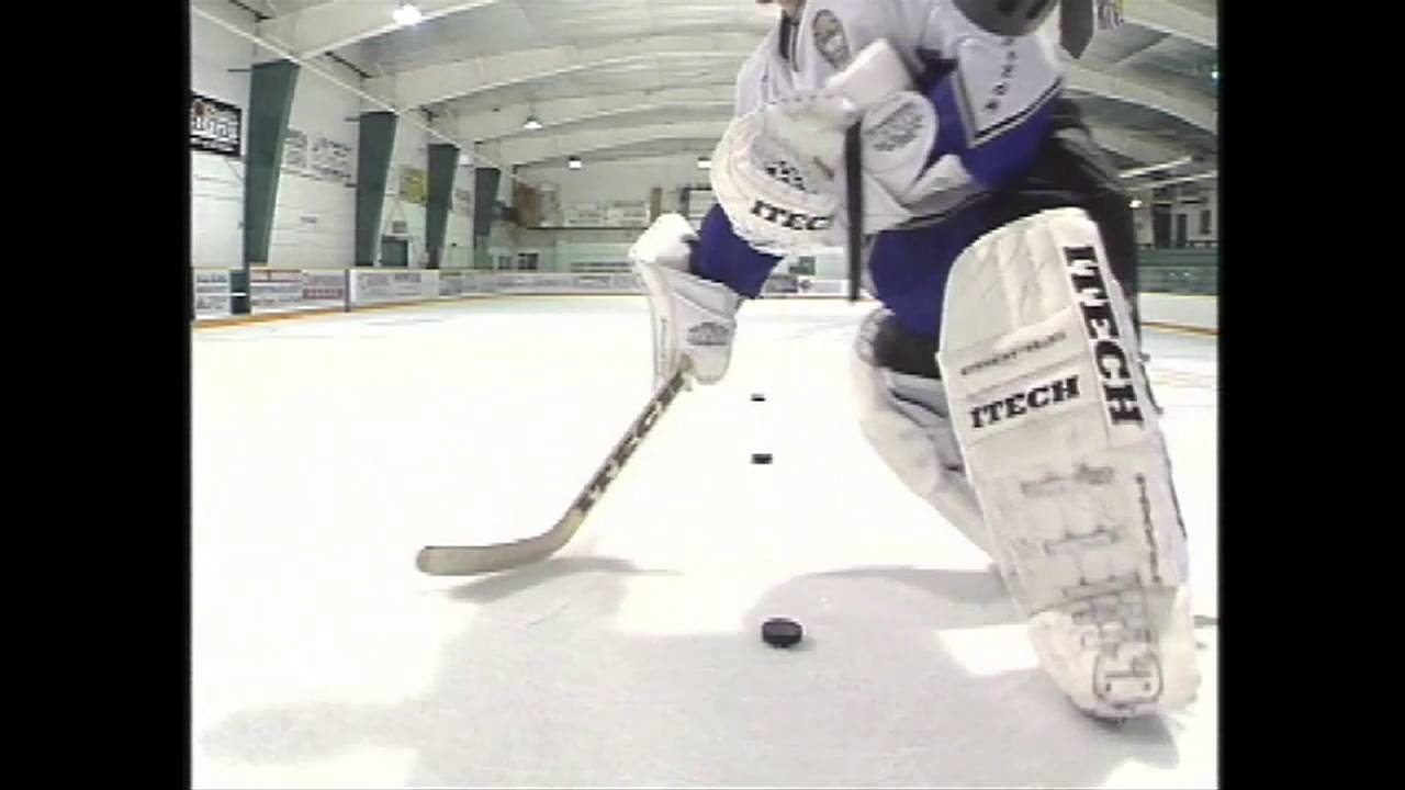 Power Skating Outside Edges and Domino Exercise Ice Hockey Goalie