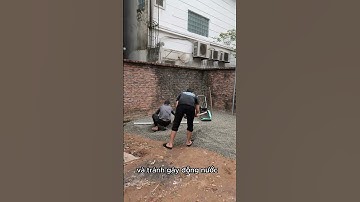 Cải tạo sân vườn thành sân bóng cỏ nhân tạo mini #sanbongmini #conhantao #thicongsanvuon