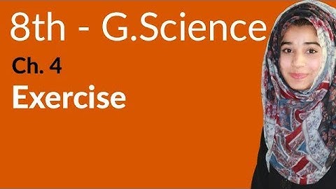 8th Class General Science - Ch 4 - Pollutants and Their Effects on Environment Exercise