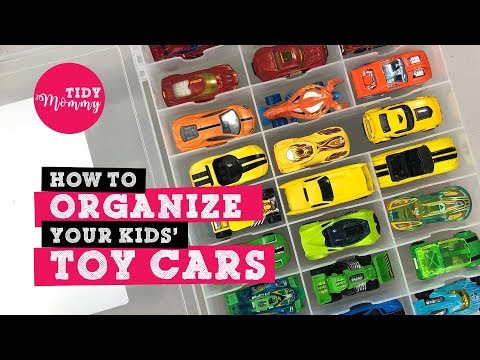 How to Organize Kids&rsquo; Toy Cars for Moms : Best Hot Wheels Matchbox Storage Solution | Tidy Mommy