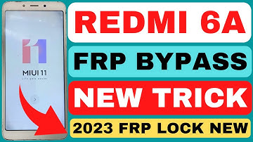 Redmi 6A Hard Reset FRP Bypass | Redmi 6A FRP Unlock