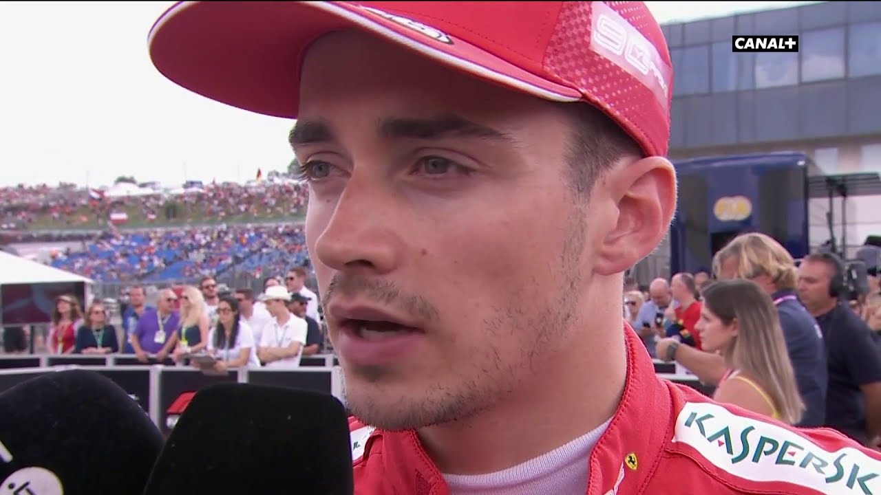 Réaction de Charles Leclerc après les qualifs. GP de Hongrie YouTube