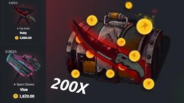 Opening 200 Full Send Cases *CSGOROLL*