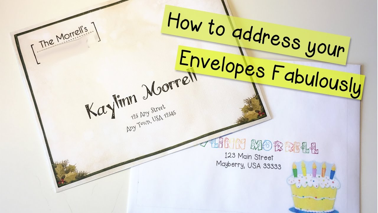 how-to-print-on-envelopes-at-home-youtube