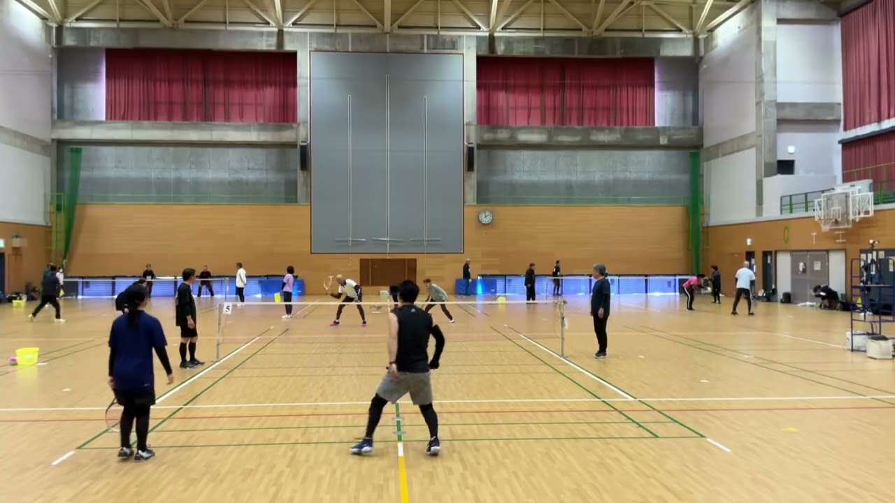 R8 2/15 宮崎市会長杯　後半7試合目　中田・梅木ペア VS 後藤・田中ペア