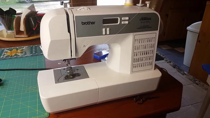 Automatic needle threader on Brother sewing machine