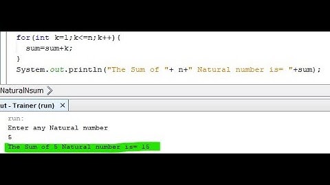 Write a program in Java to display n terms of natural numbers and their sum.