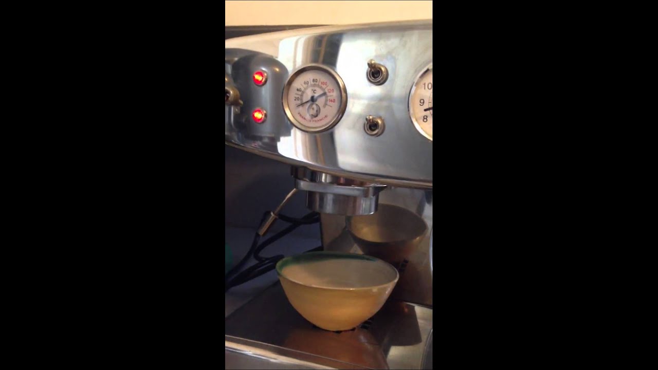 Priming an espresso machine YouTube