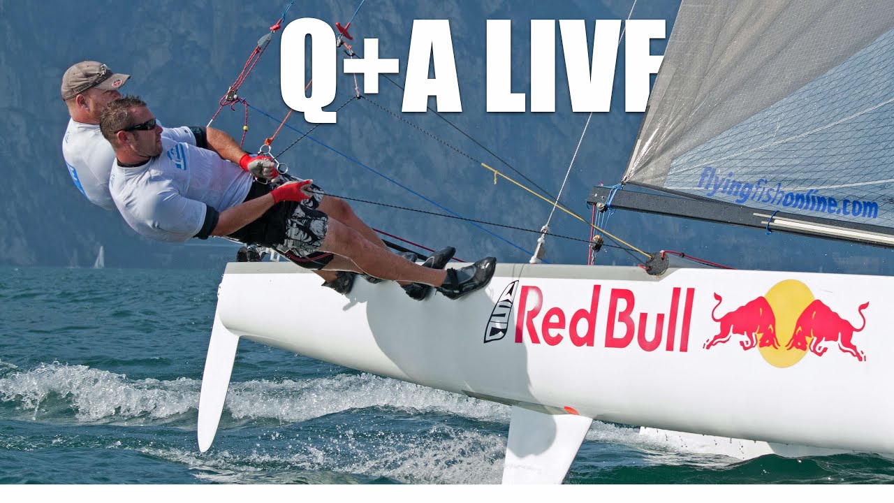 Q+A Live from the Wildwind Workshop. Catamaran sailing Questions answered