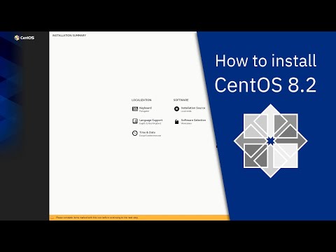 How to install CentOS 8.2