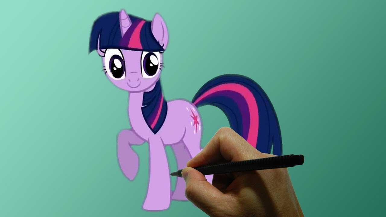 How To Draw Twilight Sparkle, My Little Pony, Twilight Sparkle