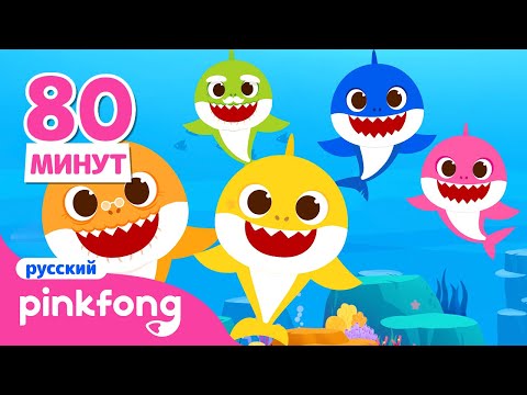 Видео: 2023 Акулёнок туруру туру | +Сборник | Песни про Животных | Семья Акул | Пинкфонг песни для детей