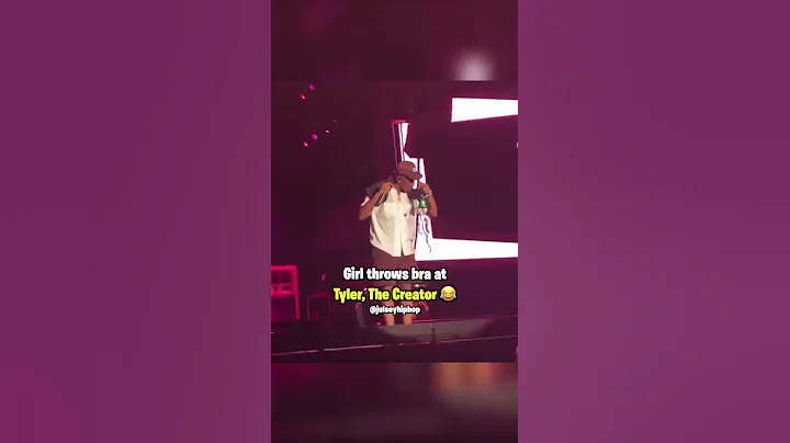 She threw her BRA at Tyler, The Creator
