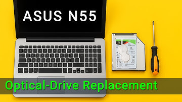 Asus N55SF, N55SL Optical-Drive Replacement | How to Add a Second Hard Drive or SSD