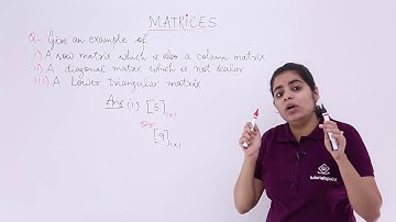 Class 12th – Types of Matrix Problem-2 | Matrices | Tutorials Point