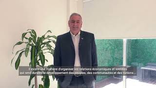 Journée mondiale des coopératives 2023, message vidéo du Président de l&#39;ACI Ariel Guarco