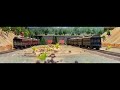 Pennsylvania RR & New York Central RR on Parallel Tracks