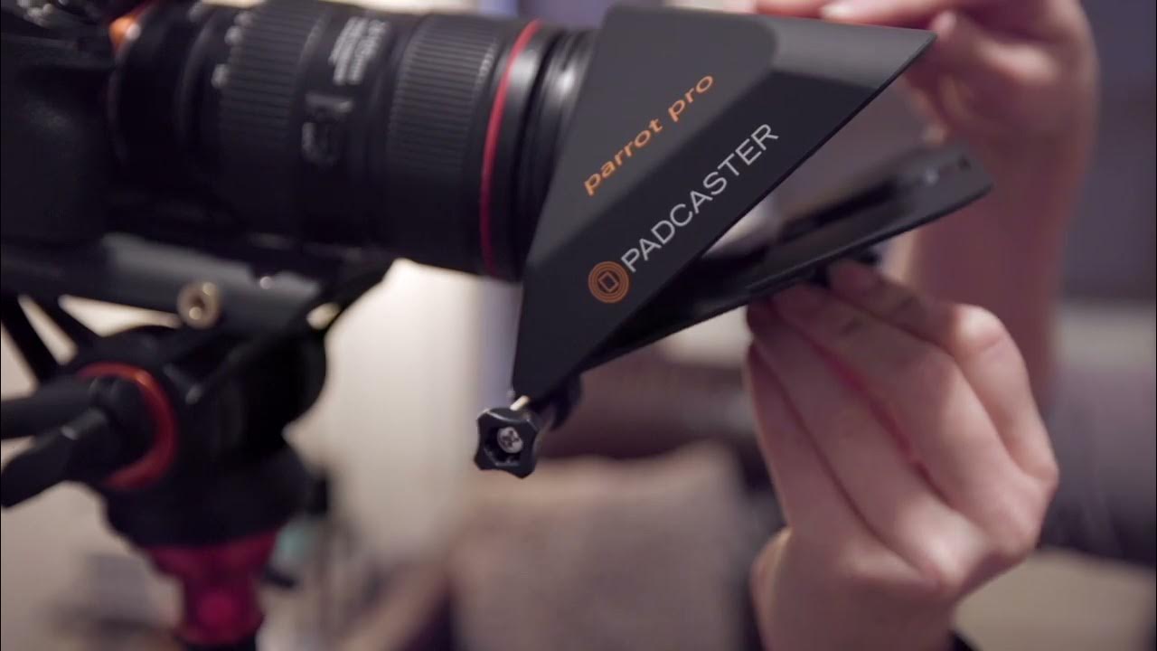 The NEW and IMPROVED Parrot Pro Teleprompter YouTube
