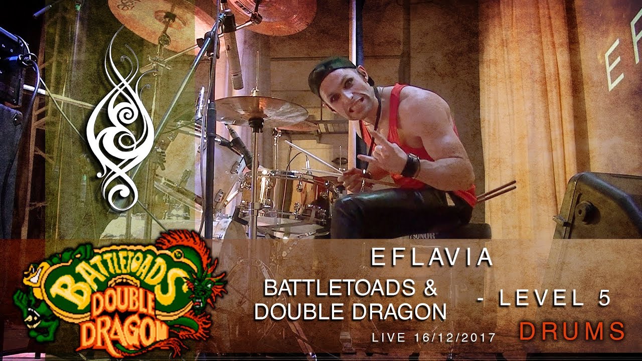 Battletoads & Double Dragon - level 5 (drum live cover by Eflavia)