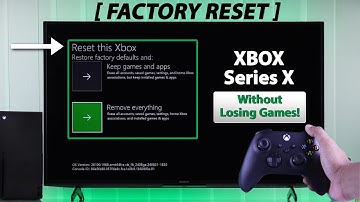 Factory Reset Xbox Series X! [Not Losing Games]