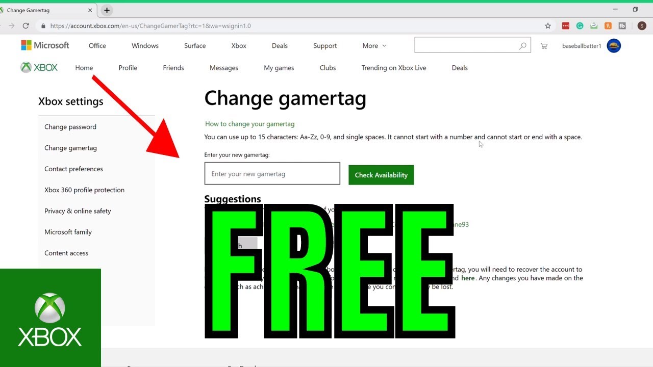 HOW TO CHANGE YOUR XBOX ONE GAMERTAG/FORTNITE NAME FREE IN ...