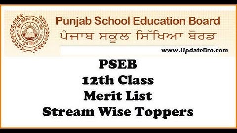 PSEB Finally Declare MERIT LIST 😱😱 CLASS 12th BIG ANNOUNCEMENT