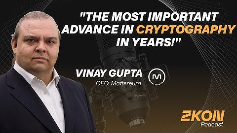 Unlocking the Future of Web3 with Zero-Knowledge Proofs 🚀 | Vinay Gupta x ZKON