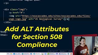 Add Alt Attributes to Your Images for Accessibility and Section 508 Compliance