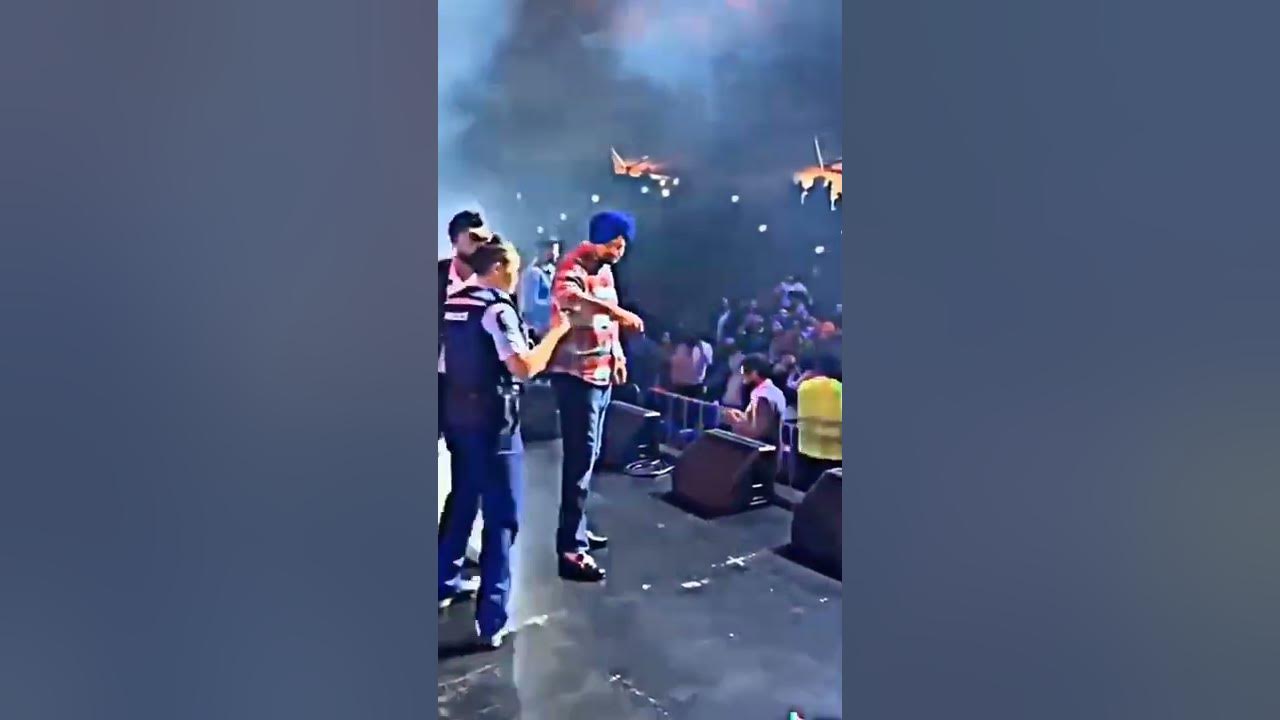 Sidhu Moose wala live concert  #Canada #Police